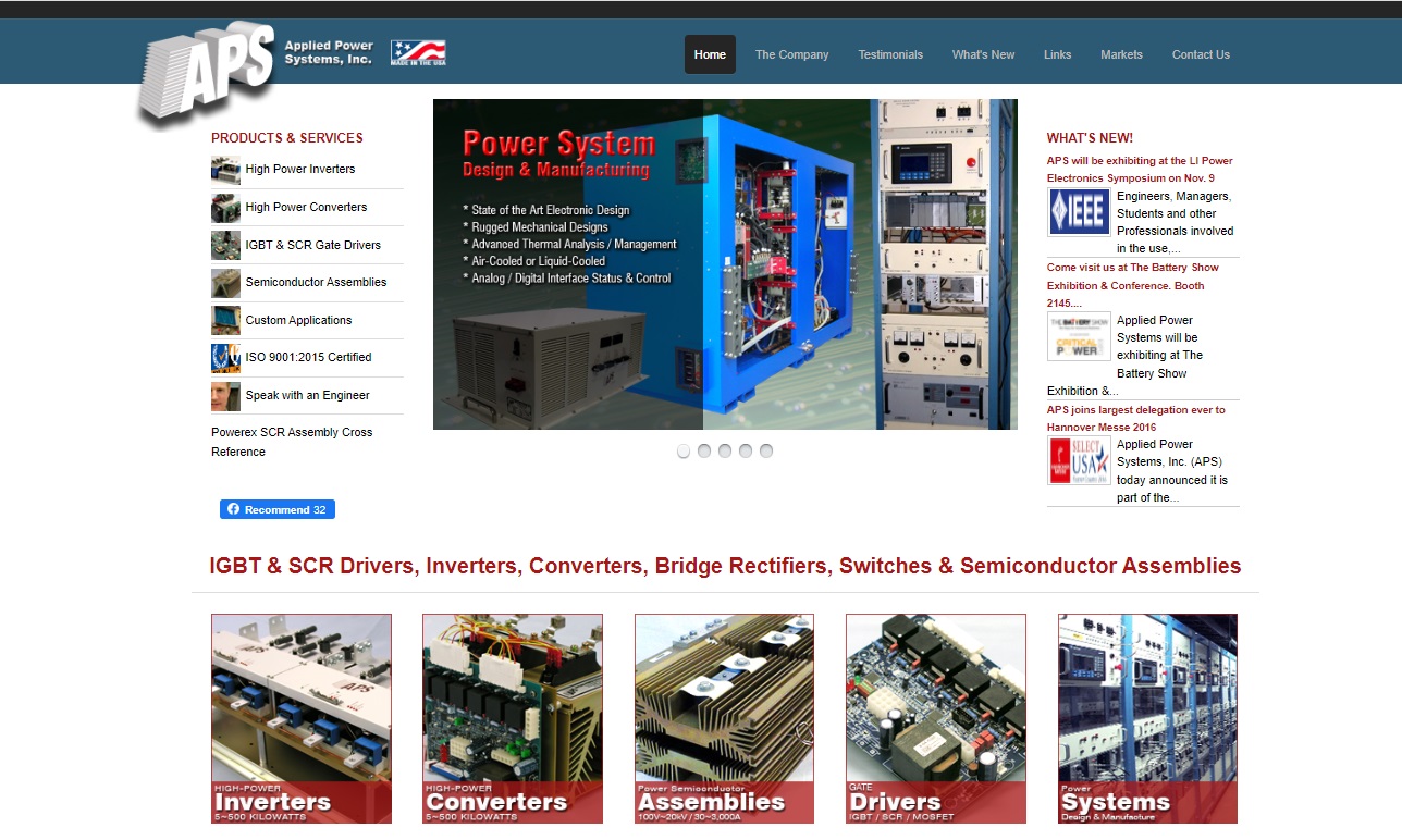 Applied Power Systems, Inc. Applied Power Systems, Inc.